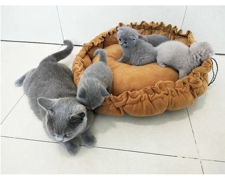 Cushion Soft Cotton Winter Bed For Dog And Cat