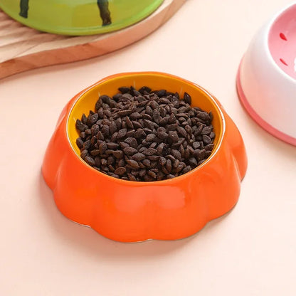 cute designs pet ceramics bowl