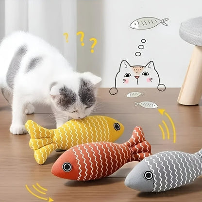 Cat Toys Fish, 3-Piece