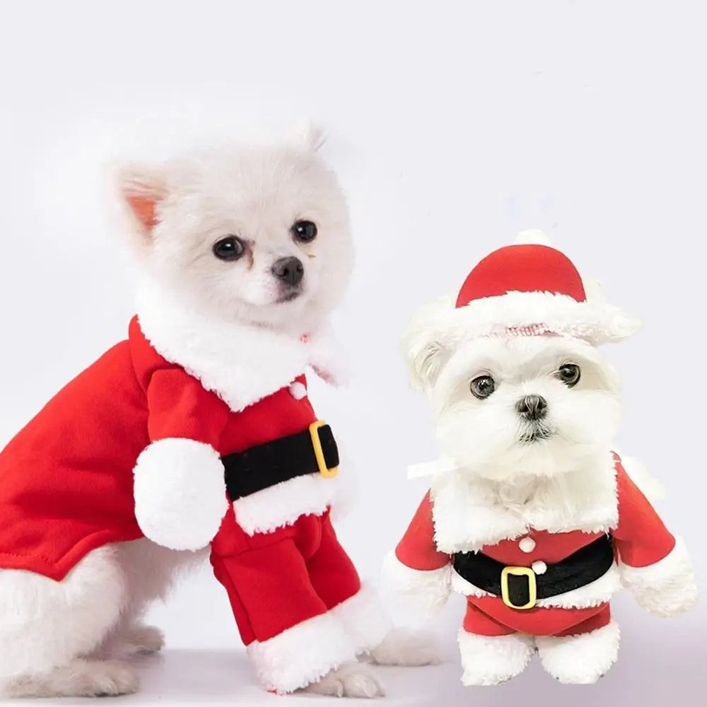 Warm Cute snowman Dog Outfit
