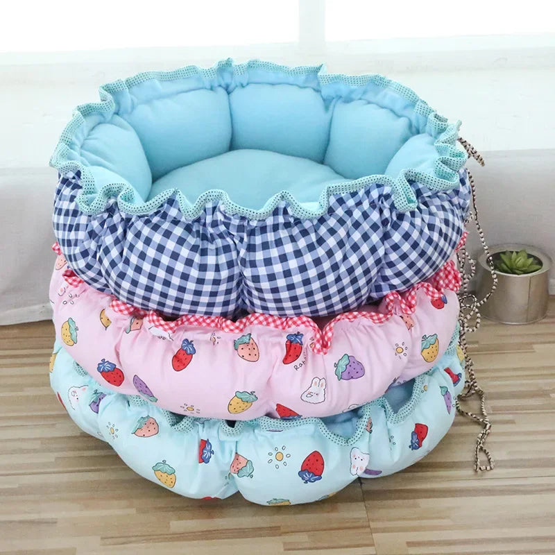 Cushion Soft Cotton Winter Bed For Dog And Cat