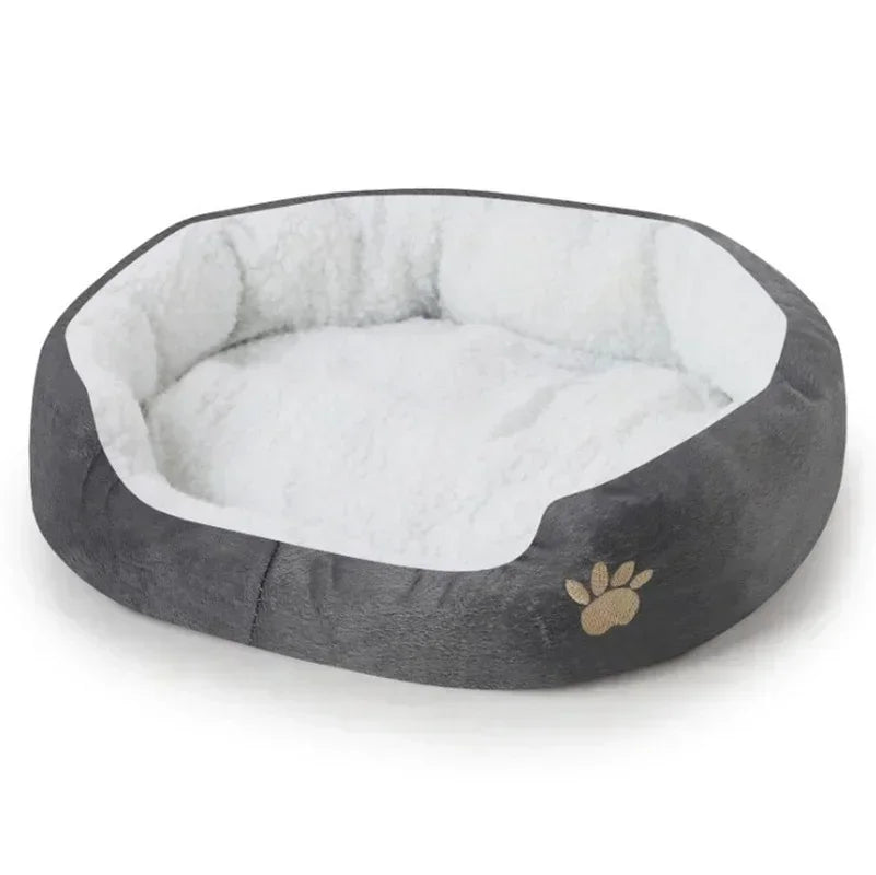 Dog Beds for Large Dogs Cashmere Warming Pet Dog Bed Sofa Lounger Cat Nest Baskets Plush Kennel Bed Comfortable Pet Supplies