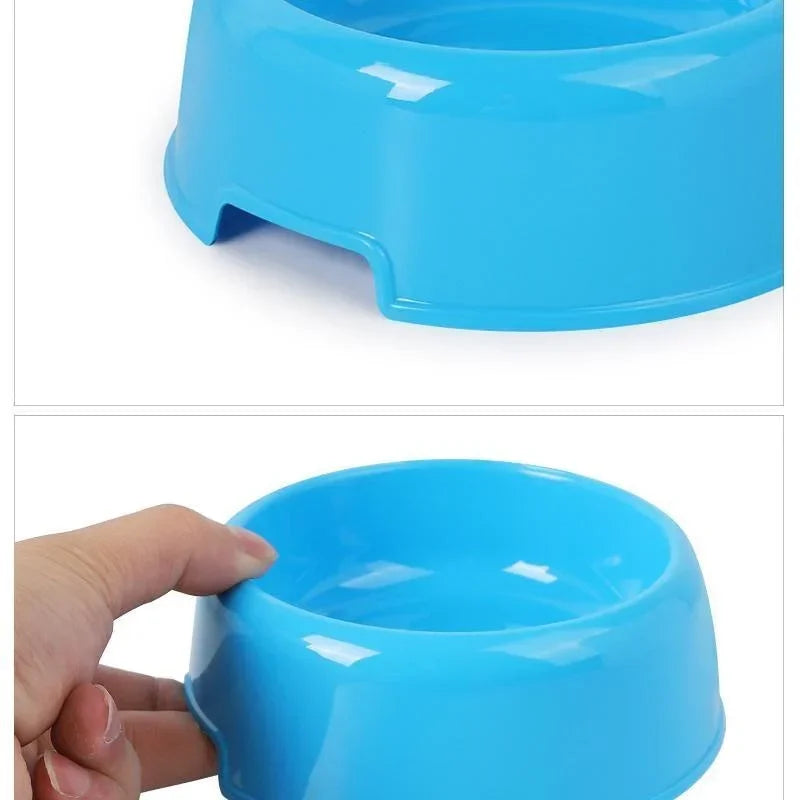 Dog and cat plastic bowl