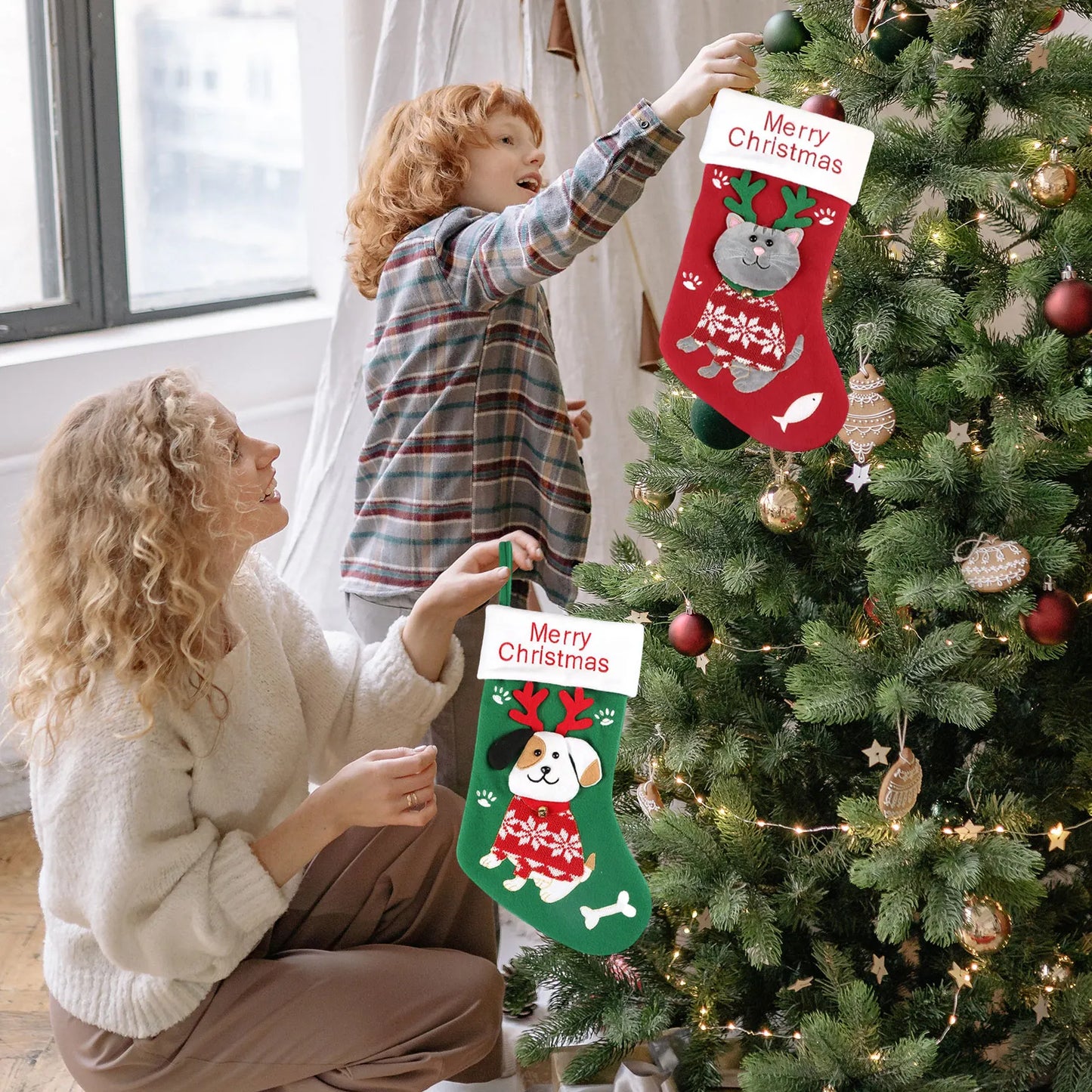 Christmas decoration cute socks