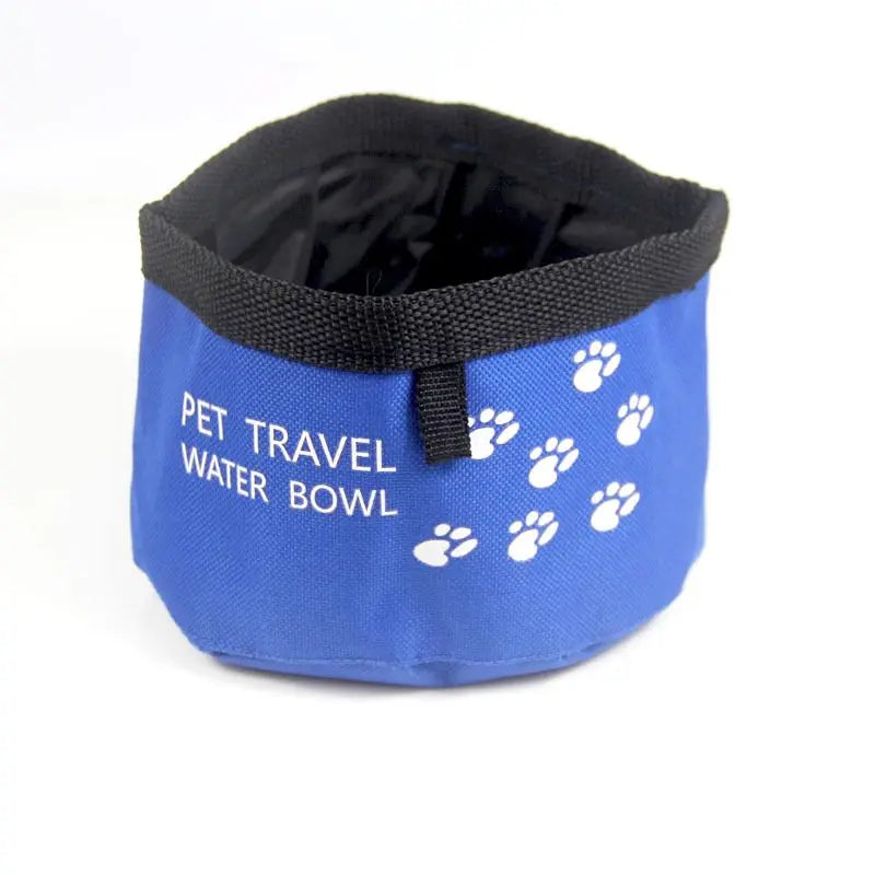 2 In 1 Pet Travel Portable Foldable Water Bowl