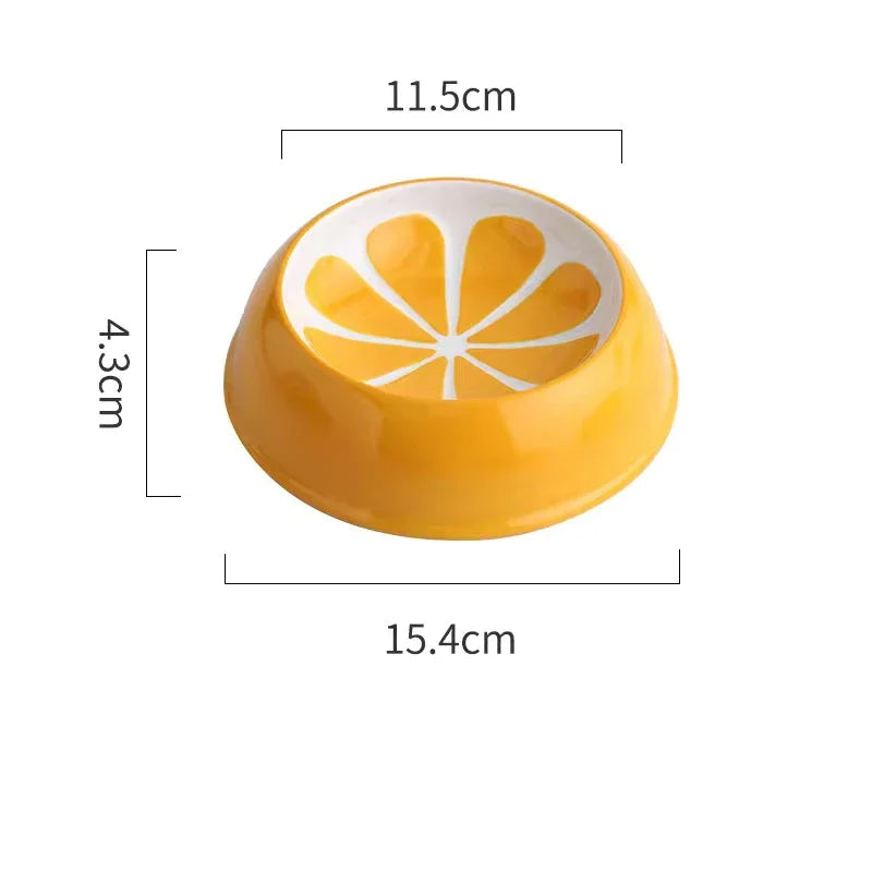 cute designs pet ceramics bowl