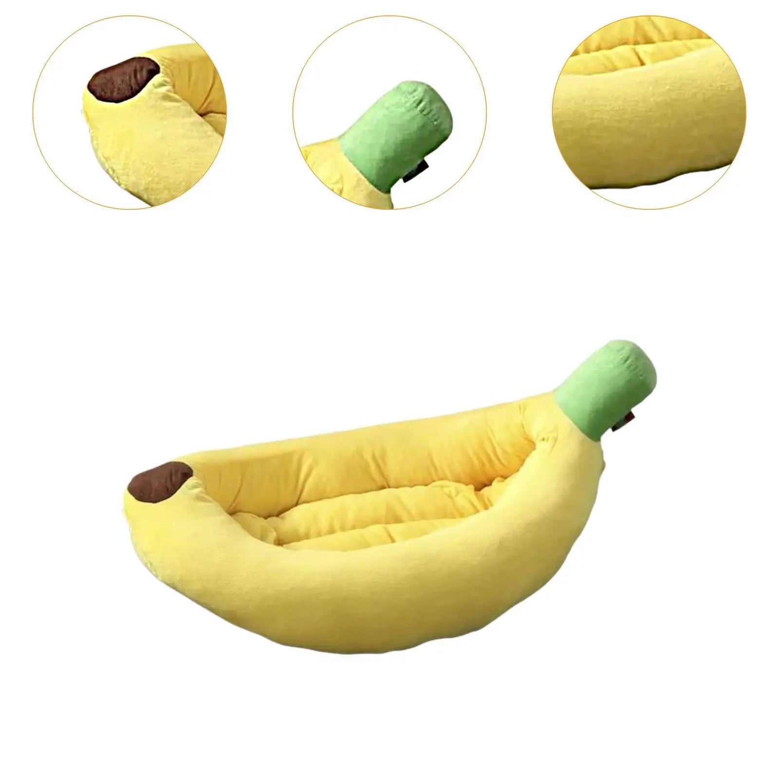 Dog Nesting Bed Banana Shape