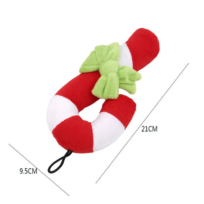 Christmas Candy Shaped Pet Toy