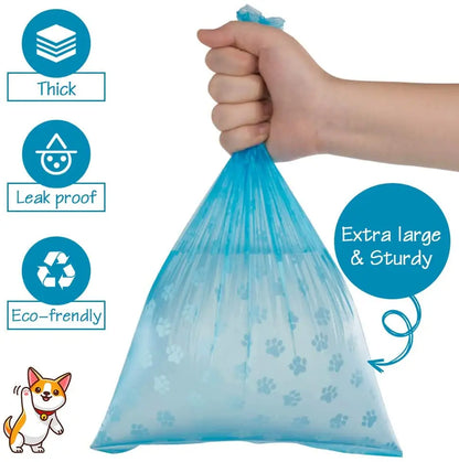 Disposable Pet Poop Bags And A Dog Poop Bag Bone Dispenser