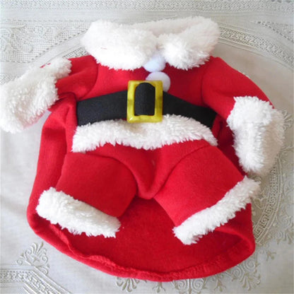 Funny Santa Claus Christmas Dog Costume