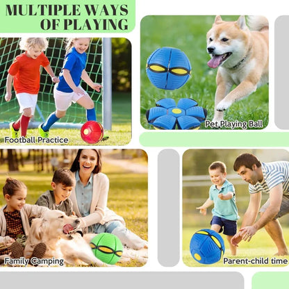 Flying Saucer Bouncing Ball For Dogs