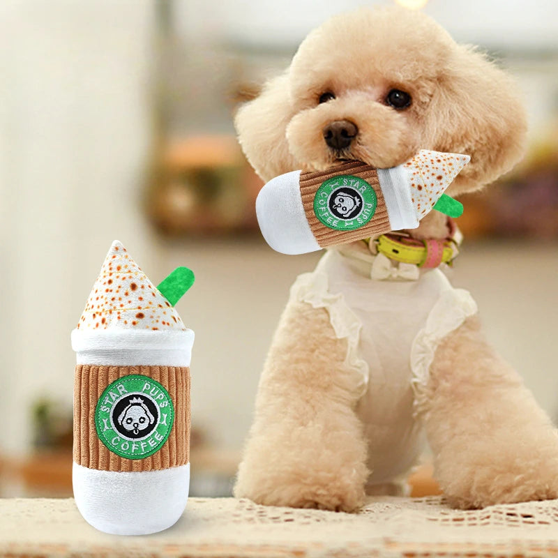 Dog Bite Sound Toy Fun Pizza