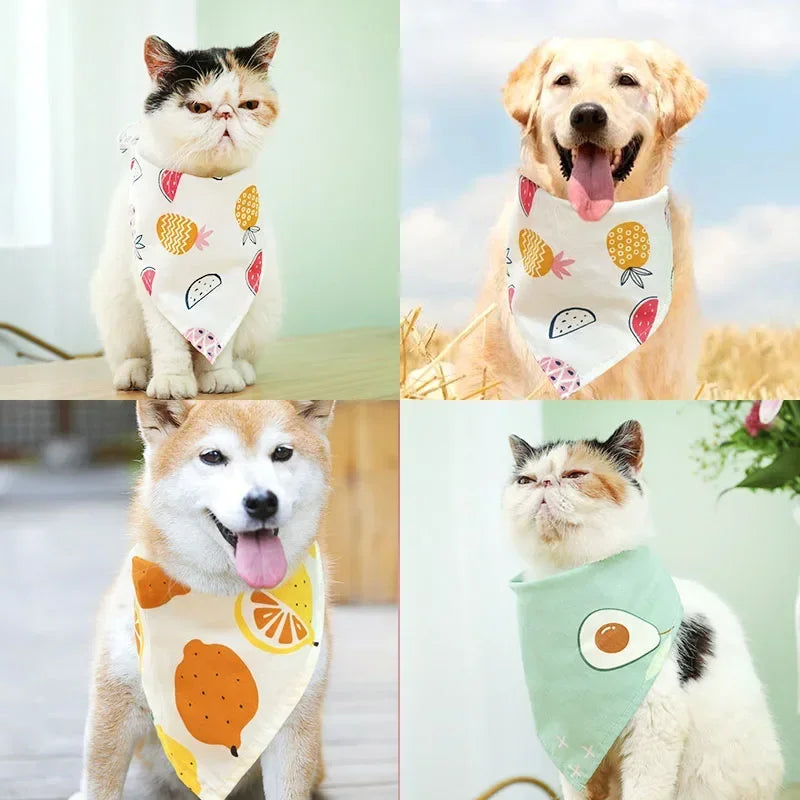 Dog and cat cute bandana