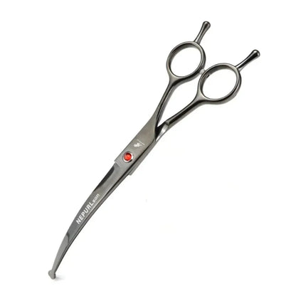 Portable Curved Pet Hair Scissors