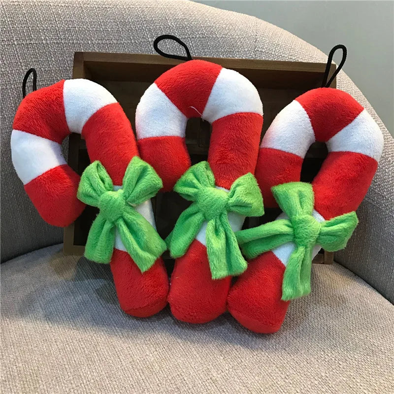 Christmas Candy Shaped Pet Toy