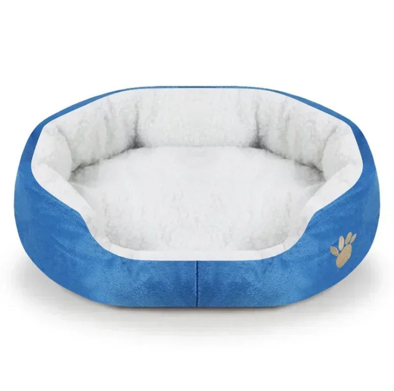 Dog Beds for Large Dogs Cashmere Warming Pet Dog Bed Sofa Lounger Cat Nest Baskets Plush Kennel Bed Comfortable Pet Supplies