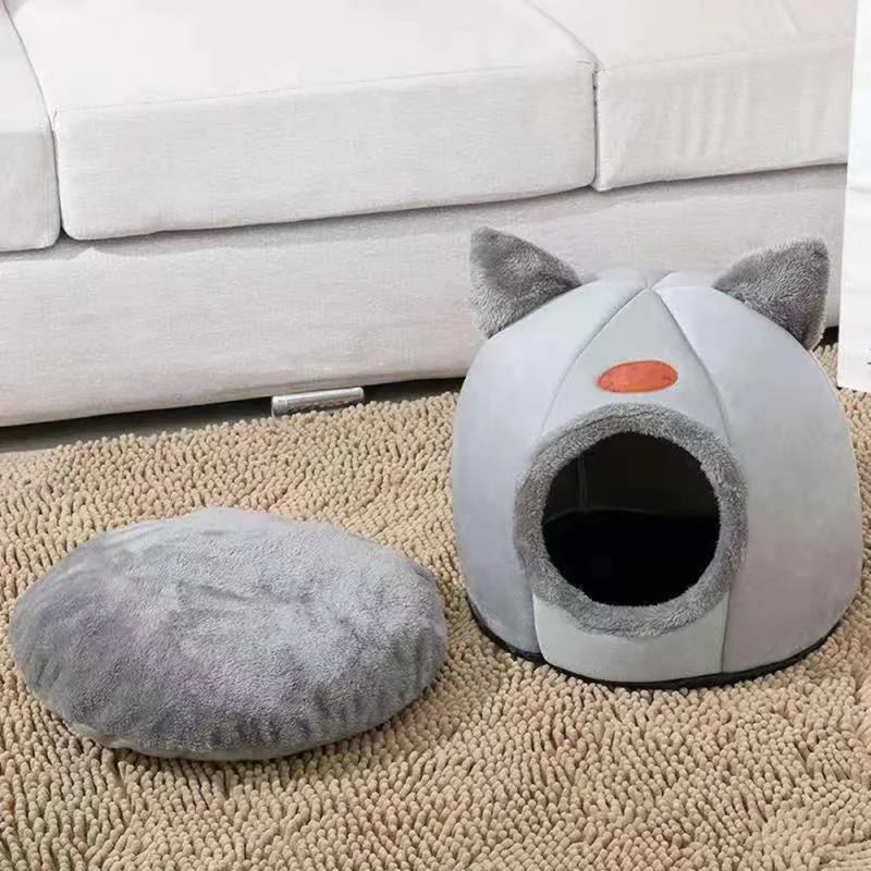 Cat Shaped Soft Bed For Cat
