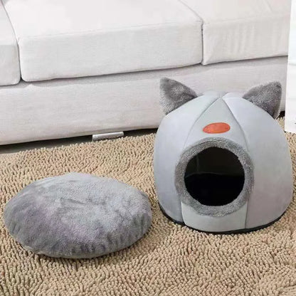 Cat Shaped Soft Bed For Cat