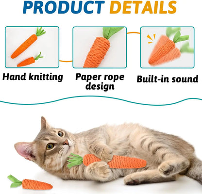 Cat toys self-entertainment carrot