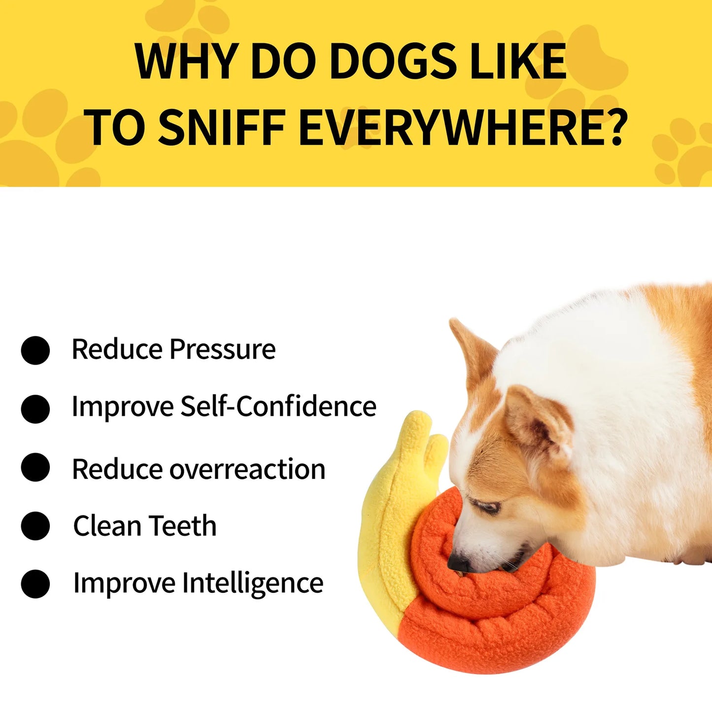 Dog Squeak Toys Pet Sniffing Tibetan Food Snail Plush