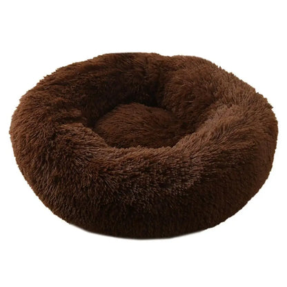 Round Cat Beds House Soft Long Plush Best Pet Dog Bed For Dogs Basket Pet Products Cushion Cat Bed Cat Mat Animals Sleeping Sofa