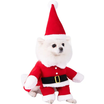 Warm Cute snowman Dog Outfit