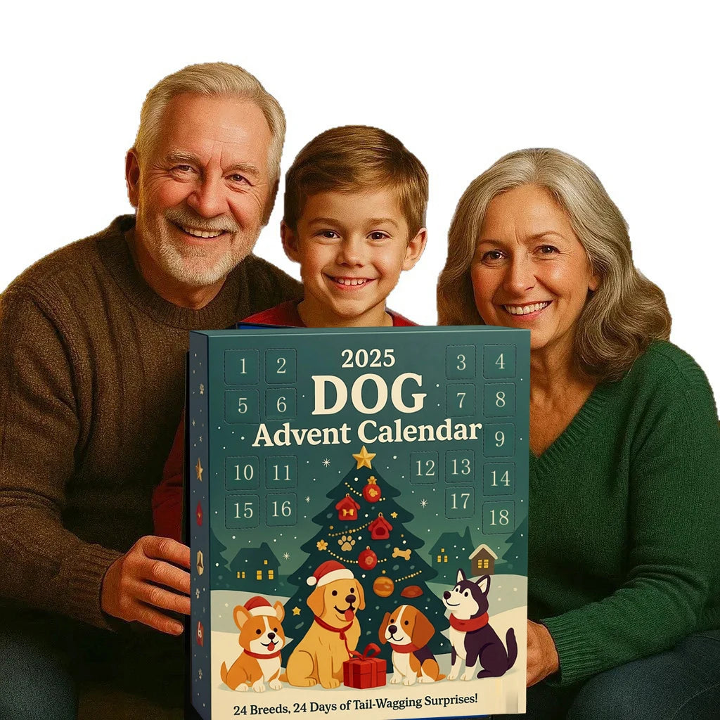 Christmas Tree Dog Decorations advent calendar