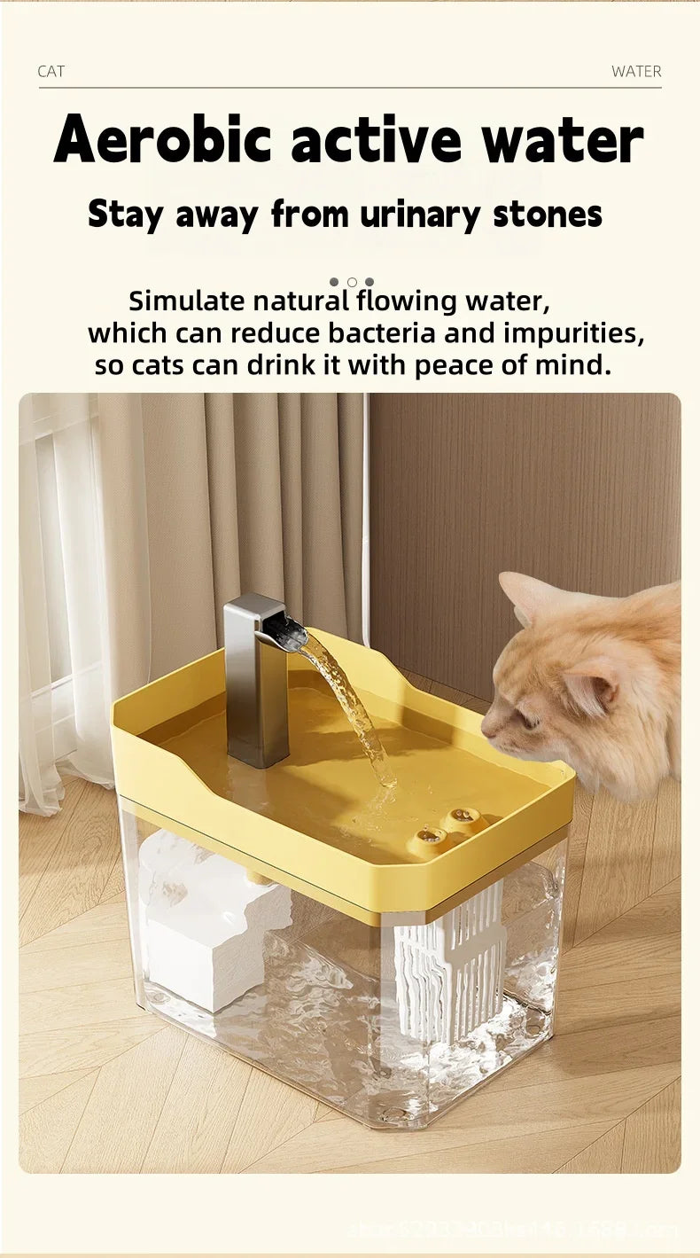 Cat Water Fountain Auto Filter
