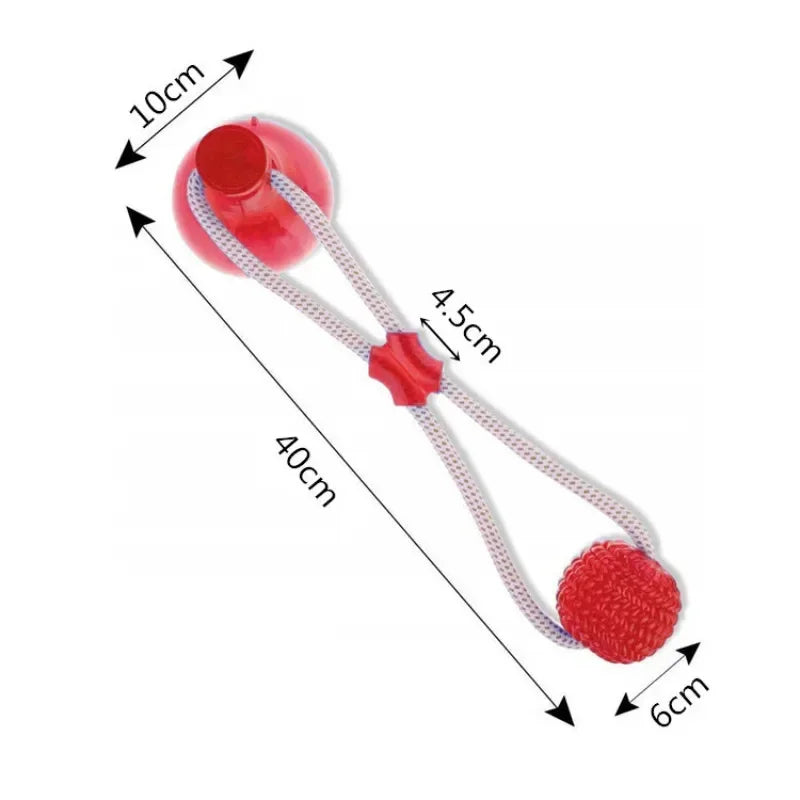 Dog Rubber Push Toy.