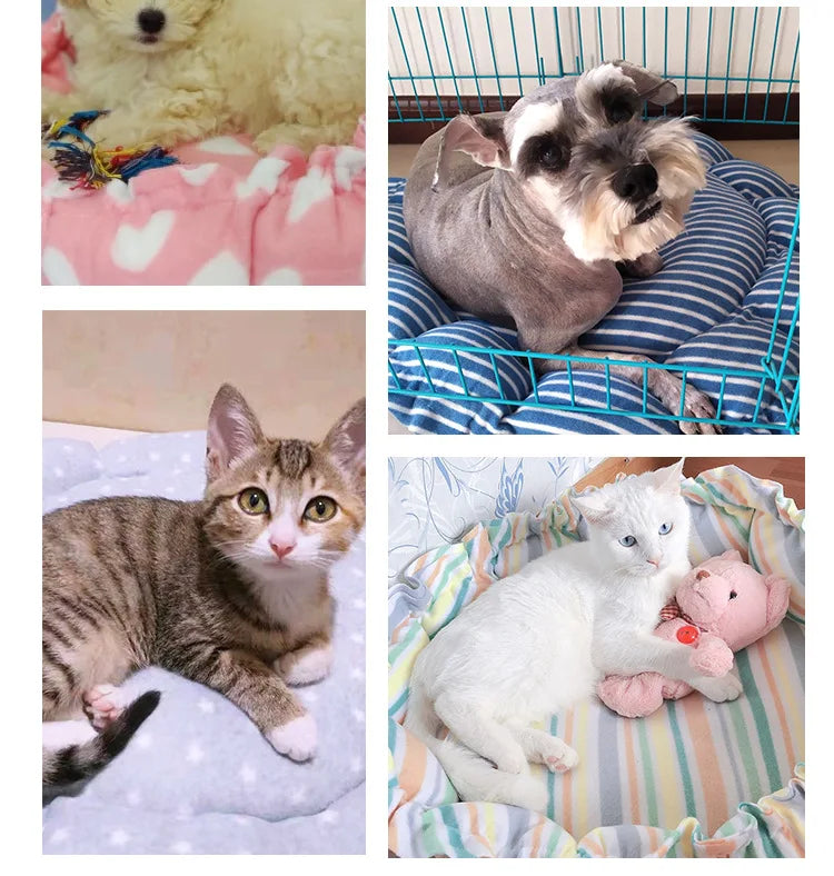 Cushion Soft Cotton Winter Bed For Dog And Cat